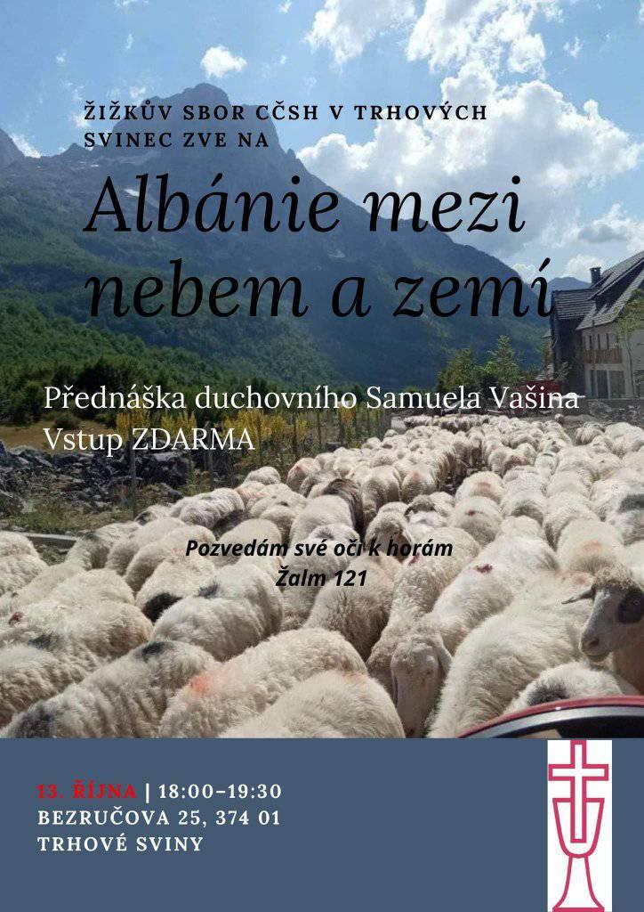 Přednáška o Albánii říjen 2021 – Husitský kostel Trhové Sviny
