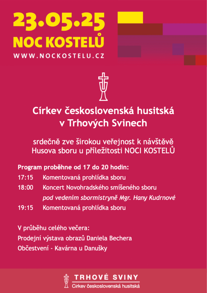 Noc Kostelů Plakát TS 2025